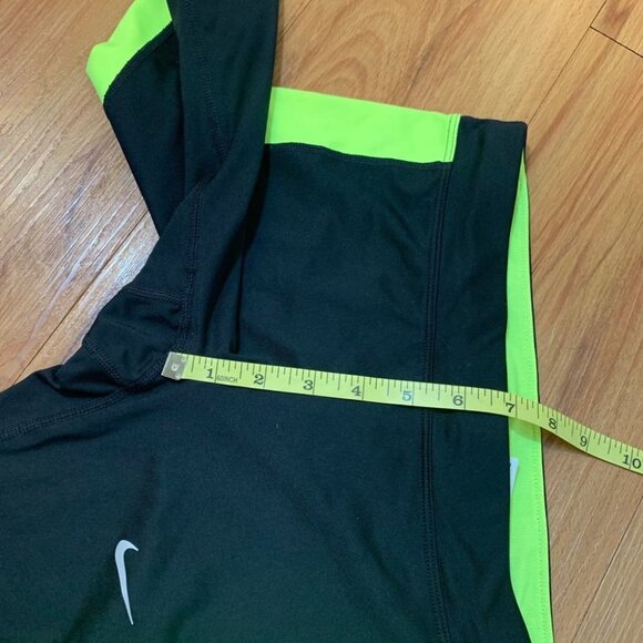 Nike Dri-Fit Essential Capris Black Volt - Picture 12 of 13
